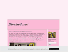 Tablet Screenshot of blondinahmed.blogg.se