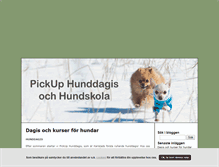 Tablet Screenshot of pickuphund.blogg.se