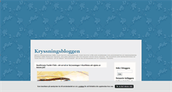 Desktop Screenshot of kryssningsbloggen.blogg.se