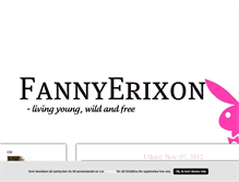 Tablet Screenshot of fannyerixon.blogg.se