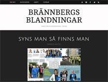 Tablet Screenshot of brannberg.blogg.se