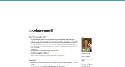 Desktop Screenshot of nicolineemnell.blogg.se