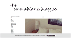 Desktop Screenshot of emmablanc.blogg.se