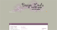 Desktop Screenshot of designlinda.blogg.se