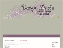 Tablet Screenshot of designlinda.blogg.se