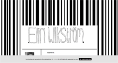 Desktop Screenshot of elinwikstrom.blogg.se