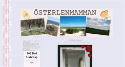 Desktop Screenshot of osterlenmamman.blogg.se