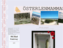 Tablet Screenshot of osterlenmamman.blogg.se