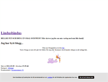 Tablet Screenshot of lindusbindus.blogg.se