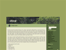Tablet Screenshot of chival.blogg.se