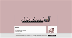 Desktop Screenshot of misslean.blogg.se