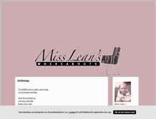 Tablet Screenshot of misslean.blogg.se