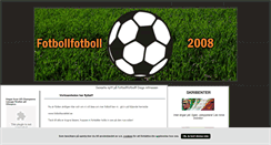 Desktop Screenshot of fotbollfotboll.blogg.se
