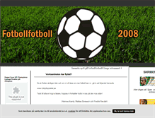 Tablet Screenshot of fotbollfotboll.blogg.se