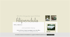 Desktop Screenshot of filipendula.blogg.se