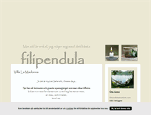 Tablet Screenshot of filipendula.blogg.se