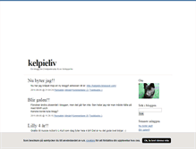 Tablet Screenshot of kelpieliv.blogg.se