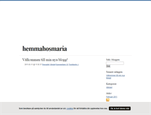 Tablet Screenshot of hemmahosmaria.blogg.se