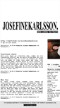 Mobile Screenshot of josefinekarlsson.blogg.se