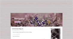 Desktop Screenshot of medkamera.blogg.se