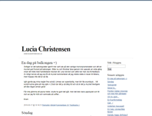 Tablet Screenshot of christensenlucia.blogg.se
