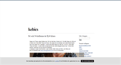 Desktop Screenshot of kebics.blogg.se