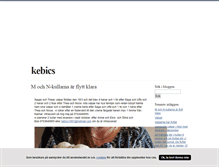 Tablet Screenshot of kebics.blogg.se