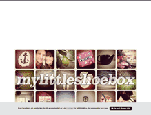 Tablet Screenshot of mylittleshoebox.blogg.se