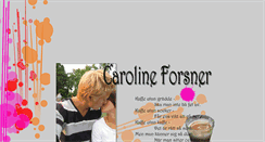 Desktop Screenshot of carolineforsner.blogg.se