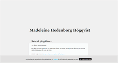 Desktop Screenshot of mhogqvist.blogg.se