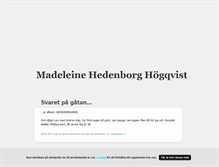 Tablet Screenshot of mhogqvist.blogg.se