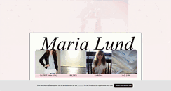 Desktop Screenshot of marialund.blogg.se