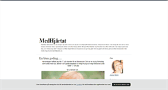 Desktop Screenshot of medhjartat.blogg.se