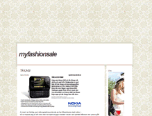 Tablet Screenshot of myfashionsale.blogg.se