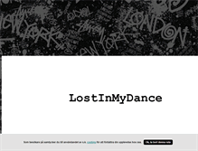 Tablet Screenshot of lostinmydance.blogg.se