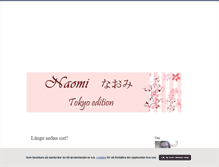 Tablet Screenshot of naomi.blogg.se