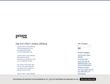Tablet Screenshot of progg.blogg.se