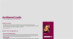 Desktop Screenshot of dontblamecruella.blogg.se