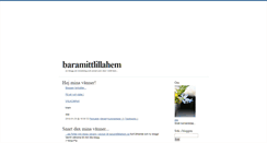 Desktop Screenshot of baramittlillahem.blogg.se