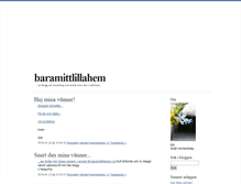 Tablet Screenshot of baramittlillahem.blogg.se