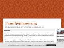 Tablet Screenshot of familjeplanering.blogg.se