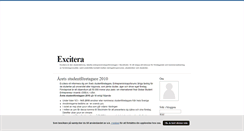 Desktop Screenshot of excitera.blogg.se