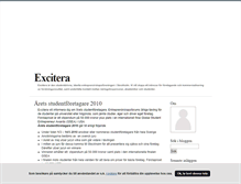 Tablet Screenshot of excitera.blogg.se