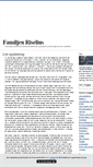 Mobile Screenshot of familjenriselius.blogg.se
