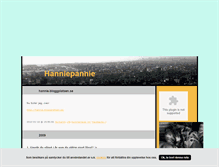 Tablet Screenshot of hanniepannie.blogg.se