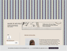 Tablet Screenshot of madeinmyckle.blogg.se