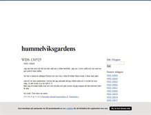 Tablet Screenshot of hummelviksgardens.blogg.se