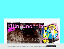 Tablet Screenshot of eliinlundholm.blogg.se