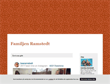 Tablet Screenshot of familjenramstedt.blogg.se