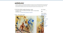 Desktop Screenshot of anitakoster.blogg.se